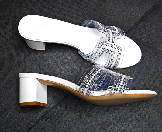 Zapatos de tacon bajo Hermes