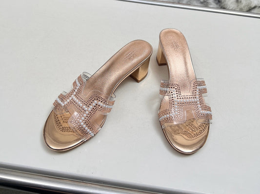 Zapatos de tacon bajo Hermes