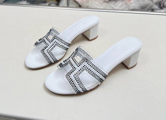 Zapatos de tacon bajo Hermes