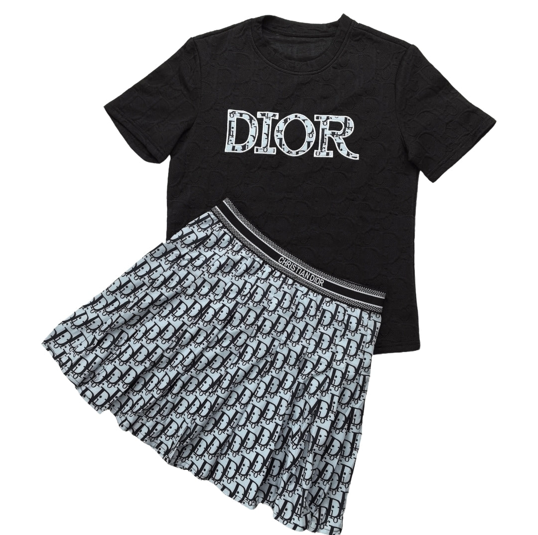 Conjunto camiseta y falda Dior
