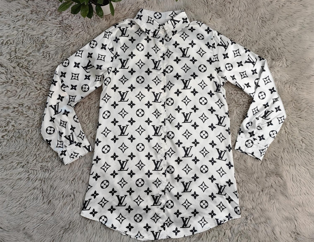 Vestido Casual manga larga Louis Vuitton