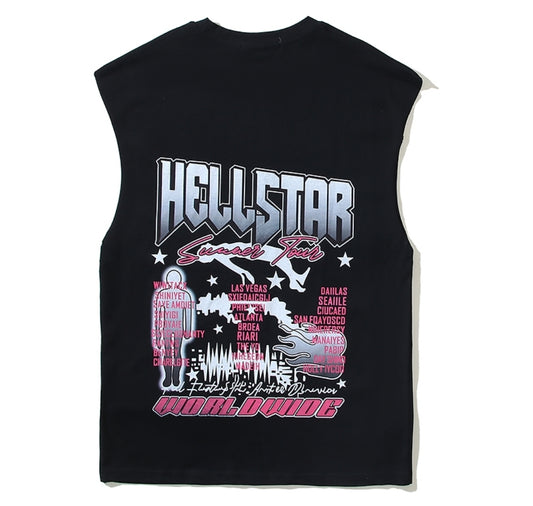Sleeveless t-shirt Hellstar