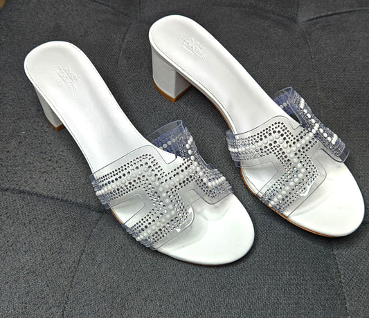 Zapatos de tacon bajo Hermes