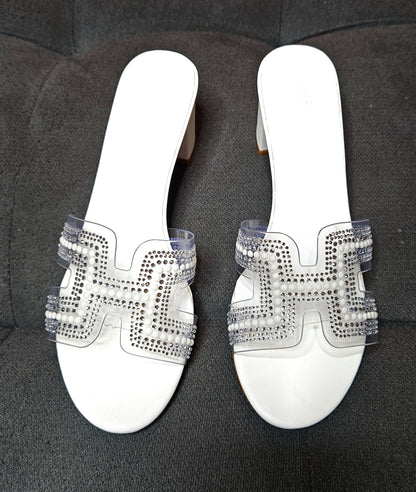 Zapatos de tacon bajo Hermes
