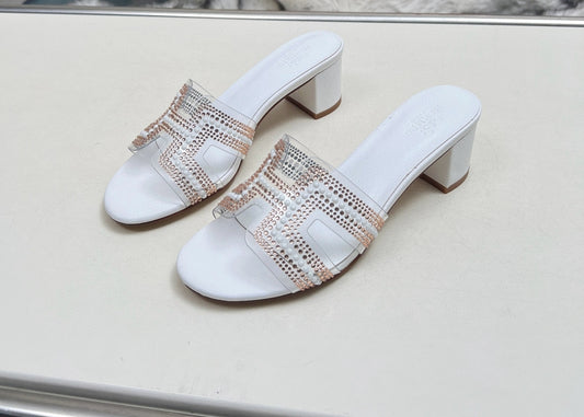 Zapatos de tacon bajo Hermes