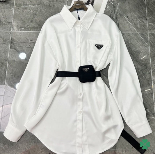Vestido Casual manga larga Prada