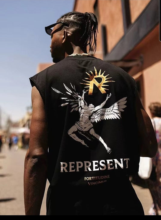 Sleeveless t-shirt Horizons Represent