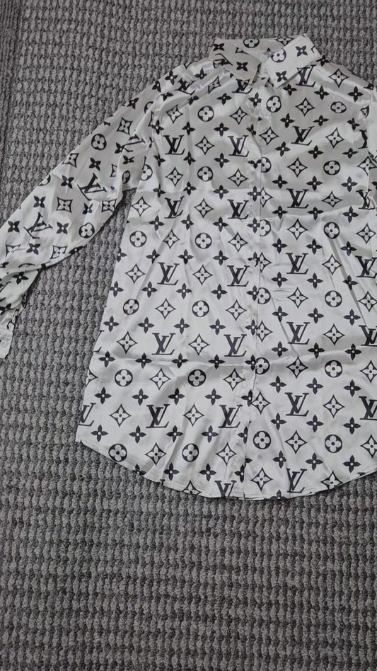 Vestido Casual manga larga Louis Vuitton