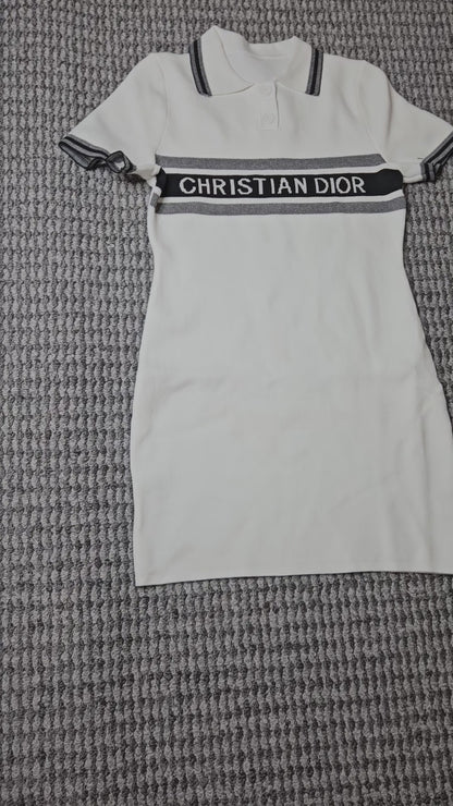 Camiseta larga de cuello Dior